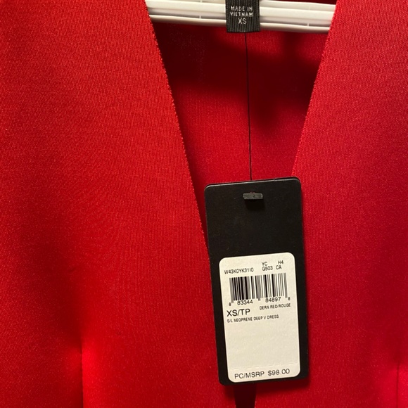 Guess Neoprene Deep V neck line dress - Picture 4 of 5